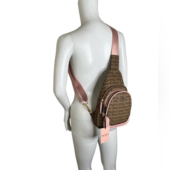 Juicy Couture Chestnut Chino Raising Star Sling Backpack - Picture 4 of 11